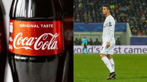 Christiano Ronaldo i Coca cola